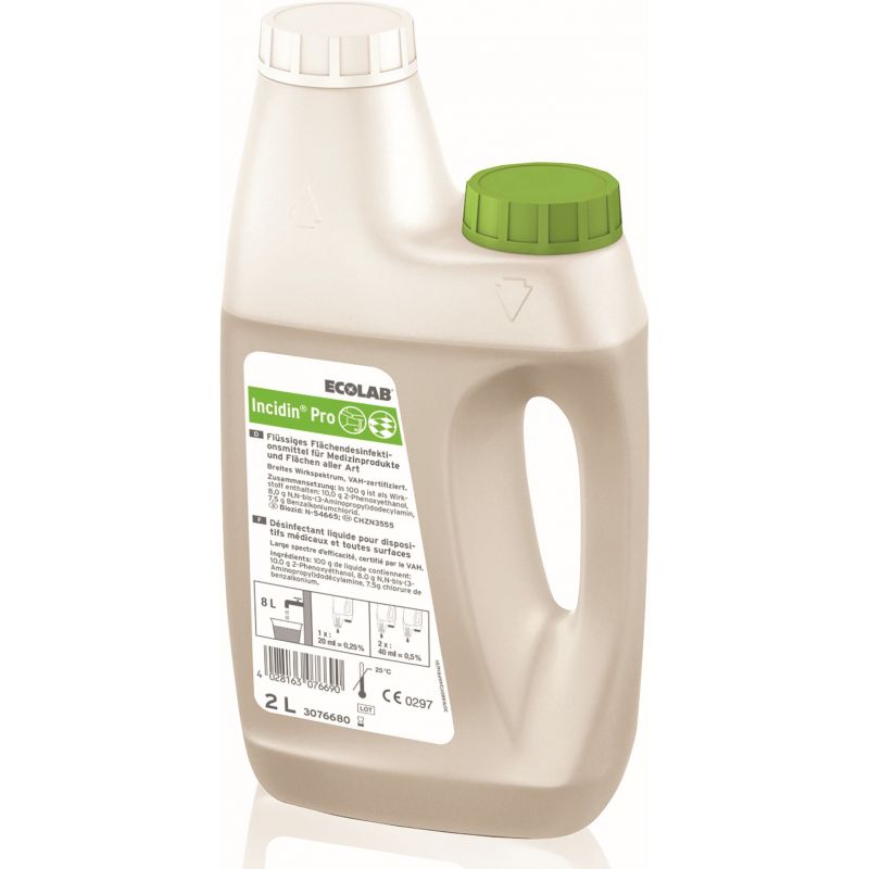 Dezinfectant podele cu aviz biocid Incidin Pro 2l