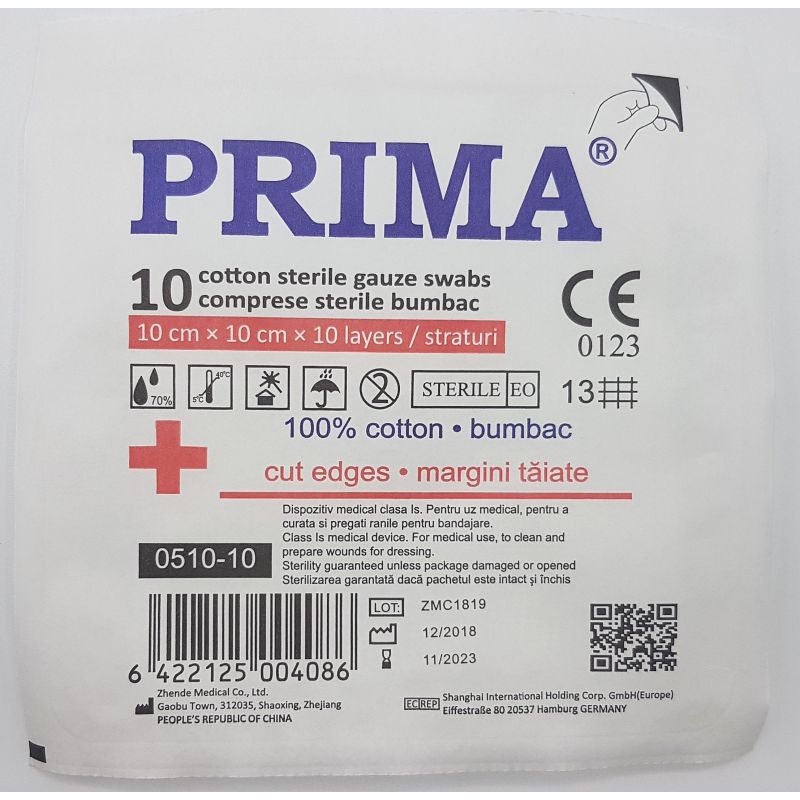 Comprese sterile bumbac