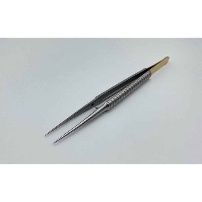 Penseta microchirurgie dreapta varf diamantat