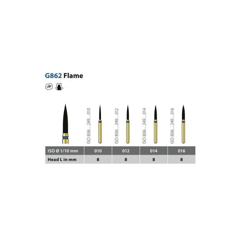 Freza diamantata Diatech G862