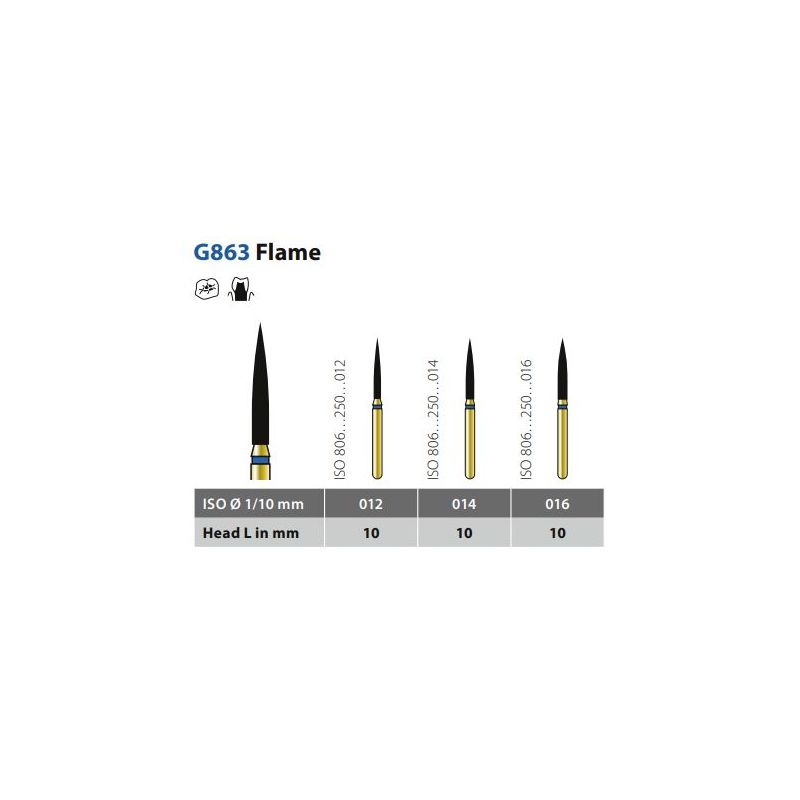 Freza diamantata Diatech G863