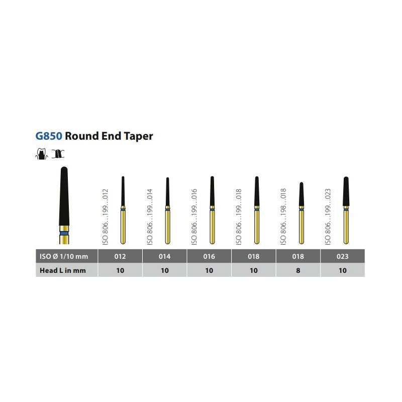 Freza diamantata Diatech G850