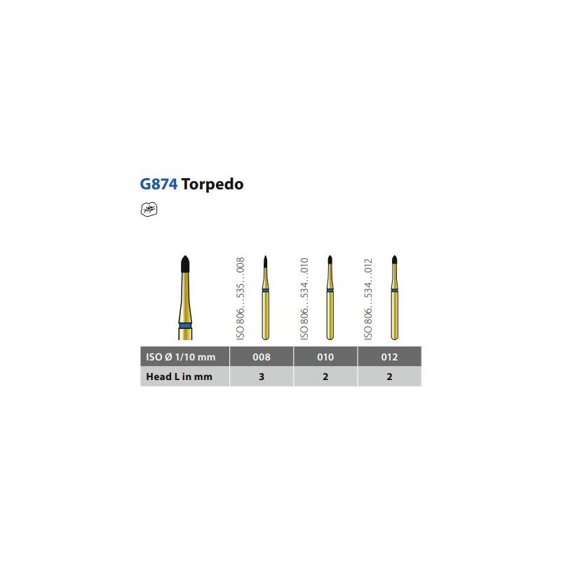 Freza diamantata Diatech G874