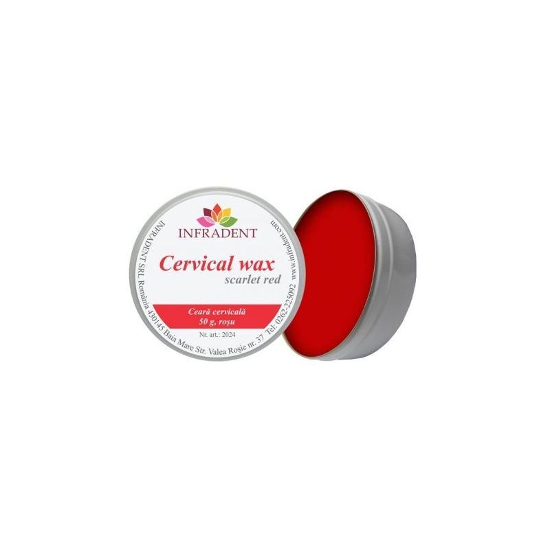 CERVICAL WAX scarlet red/blue