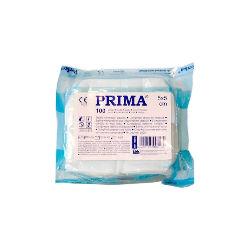 Comprese netesut 5 x 5 cm Prima