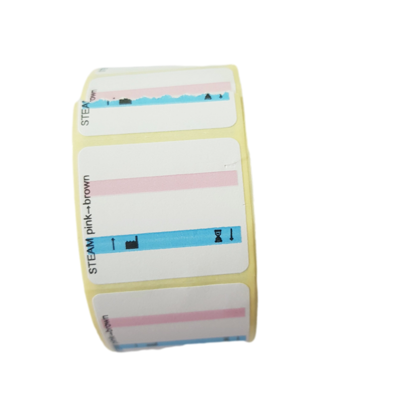 Etichete dublu adezive sterilizare abur rola 500 buc