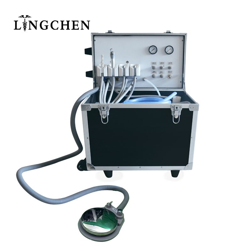 Unit dentar portabil tip valiza cu compresor