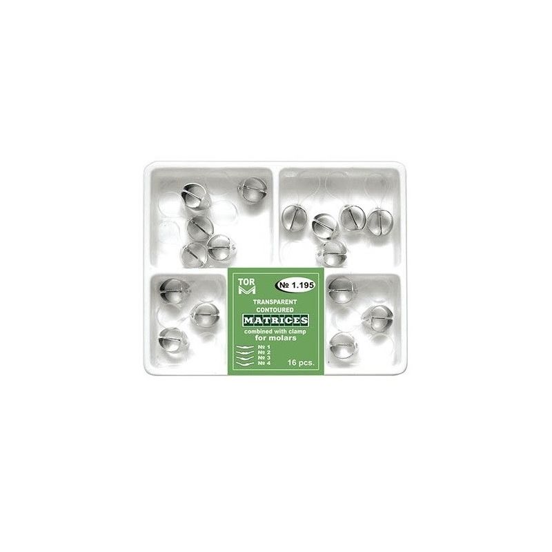 Kit matrici conturate celuloid Molar TorVM