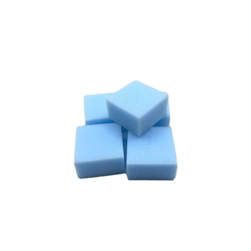 Bureti patrati pentru suport albastru