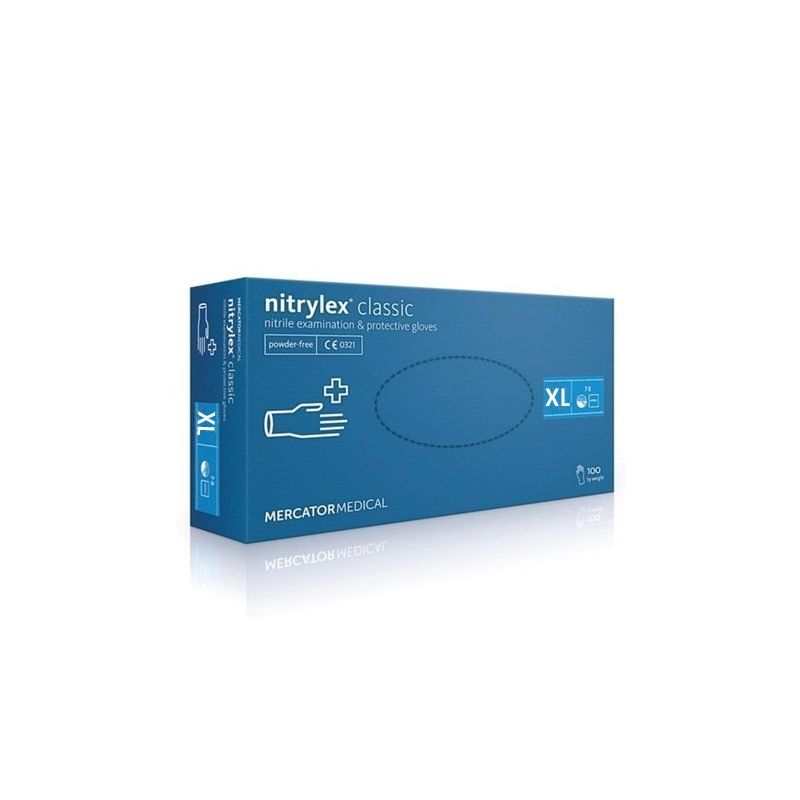 Manusi examinare Nitril Nitrilex Albastre