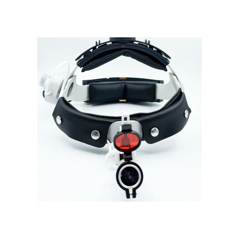 Sursa de lumina HL8100 cu baterie cordless si suport capelina