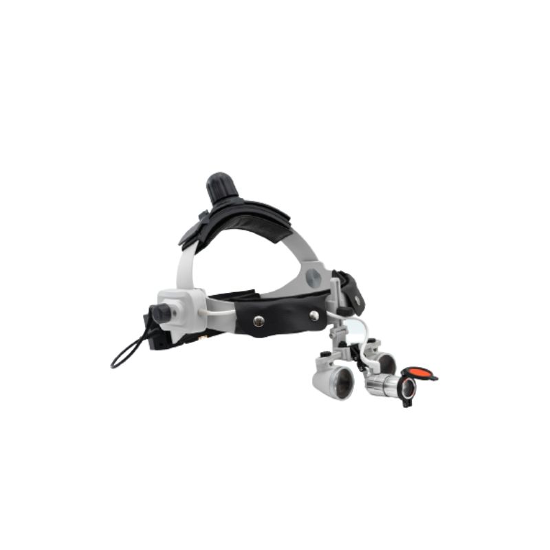 Sursa de lumina HL8100 cu baterie cordless si suport capelina