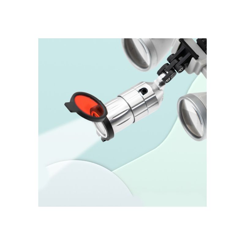 Sursa de lumina HL8100 cu baterie cordless si suport capelina