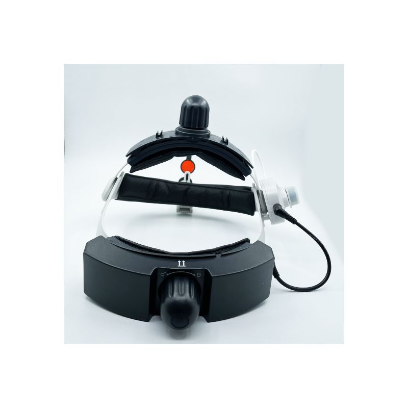 Sursa de lumina HL8100 cu baterie cordless si suport capelina