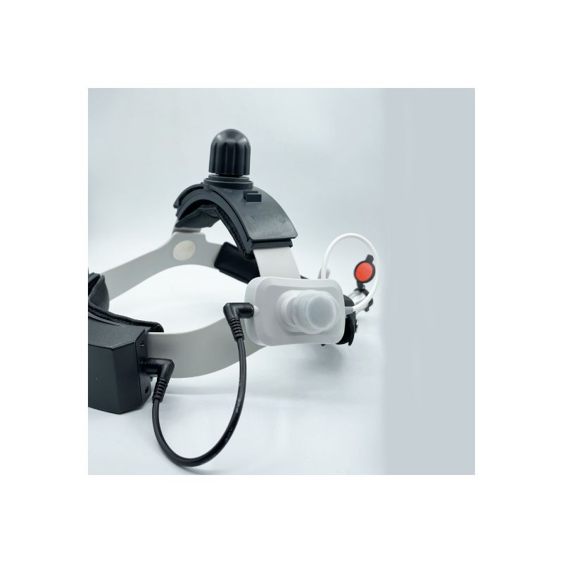 Sursa de lumina HL8100 cu baterie cordless si suport capelina