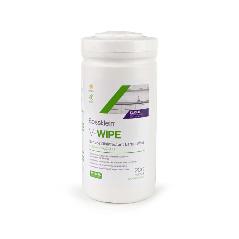 Servetele dezinfectante V-WIPE Bossklein tub