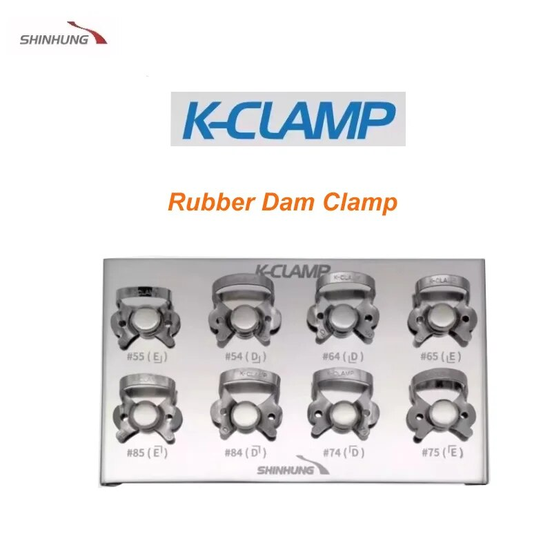 Kit 8 cleme diga dinti deciduali K-CLAMP Shinhung Coreea