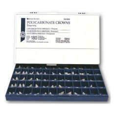 Set coroane provizorii preformate policarbonat 180buc