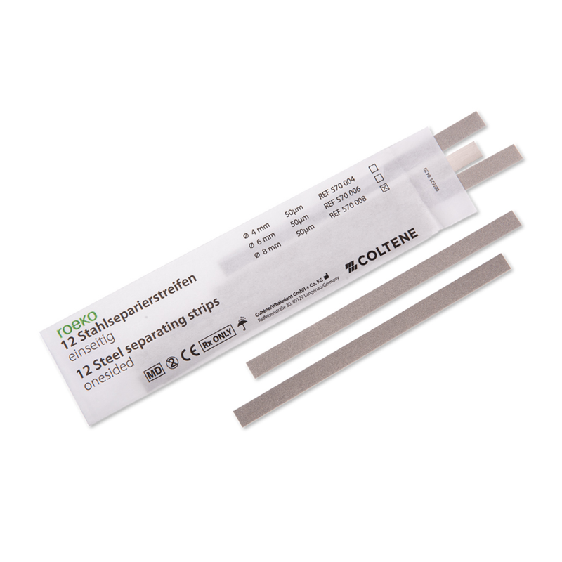 Benzi abrazive inox Roeko 8mm 12 buc