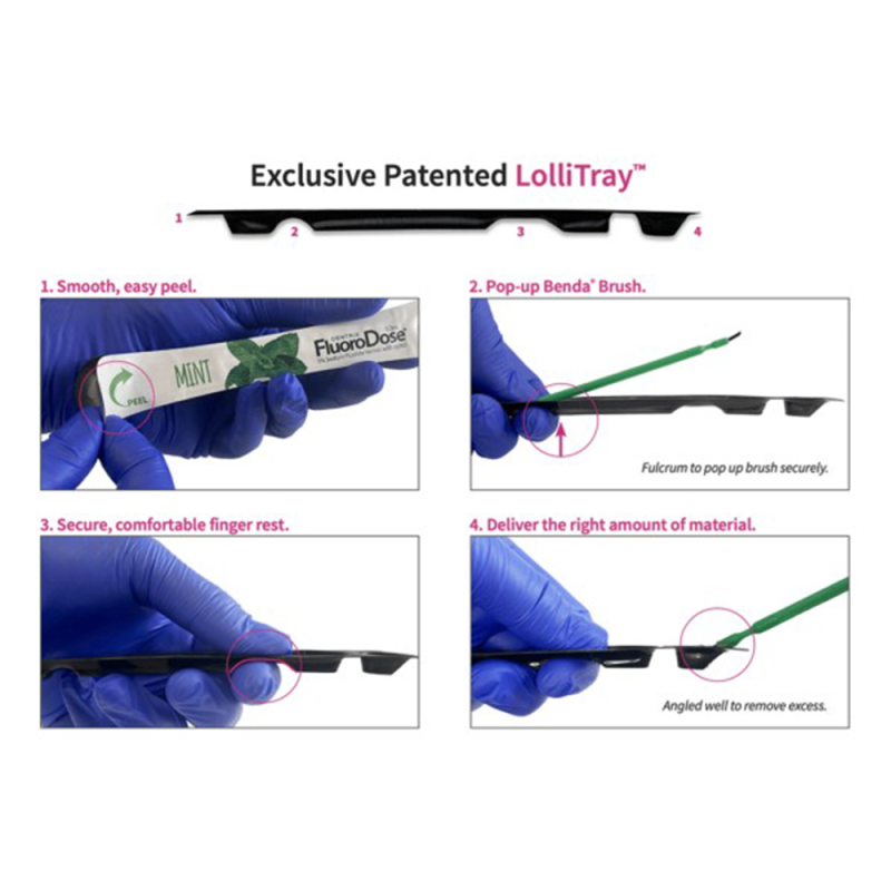 Lac de fluorizare Fluorodose 3+1