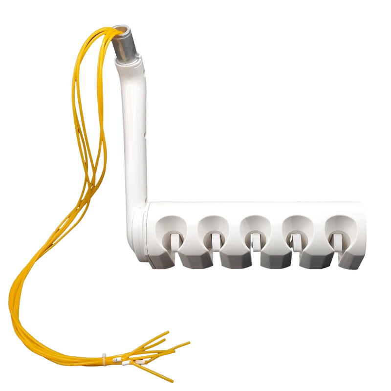 Brat cu suport 5 locatii comanda pneumatica Runyes