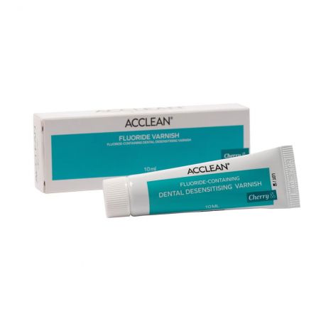 Acclean Varnish cu fluor tub 10ml menta EXP 14 07 2025 Acclean Varnish cu fluor tub 10ml menta EXP 14 07 2025
