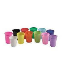 Set pahare colorate Euronda 100 buc
