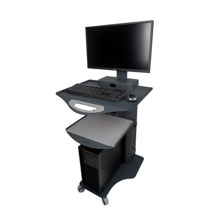 Cart mobil HKS-01 cu suport pentru PC Cart mobil HKS-01 cu suport pentru PC