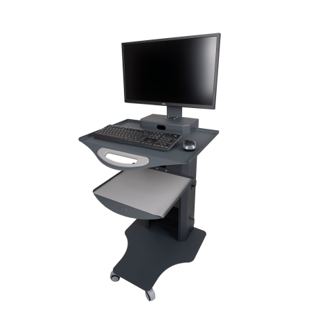Cart mobil HKS-01 cu suport pentru PC Cart mobil HKS-01 cu suport pentru PC