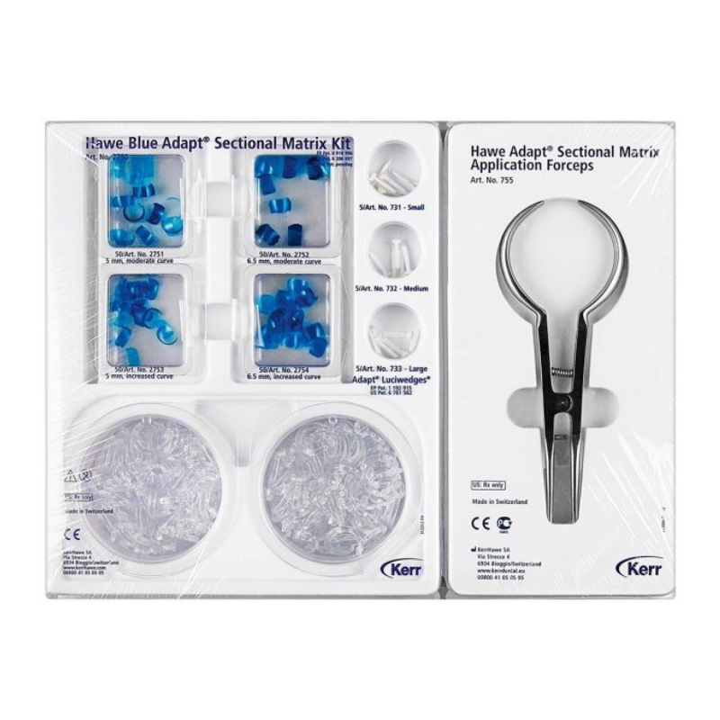 Kit matrici Hawe blue adapt sectional