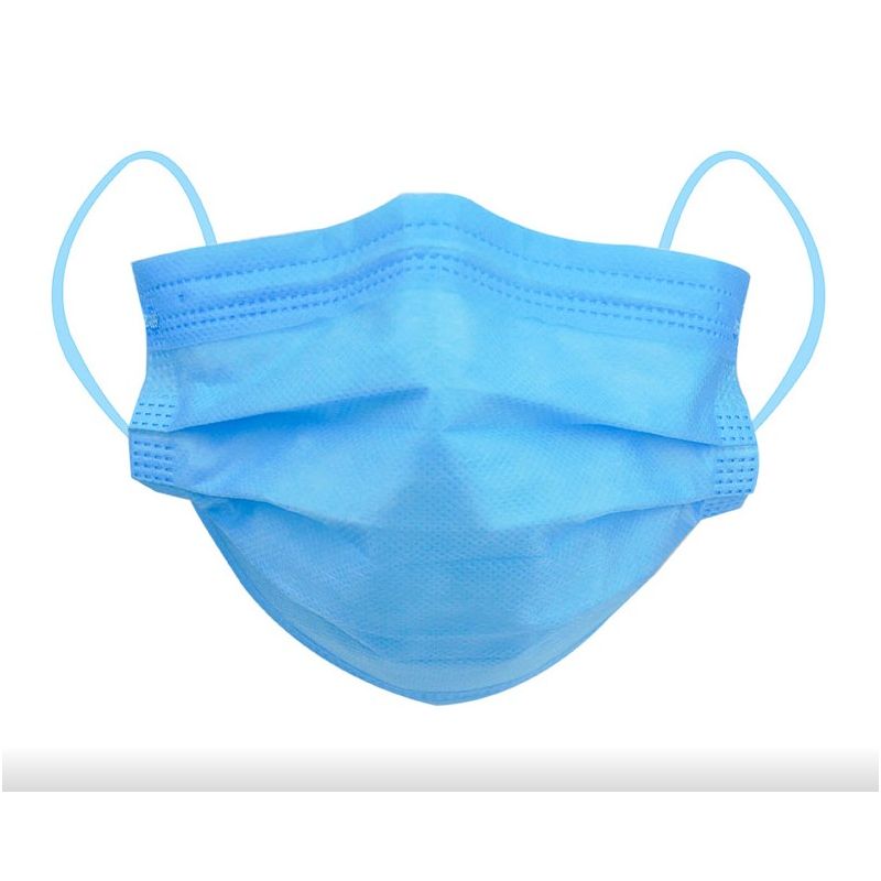 Masti colorate 4 straturi 4 pliuri 50 buc Verde Lime