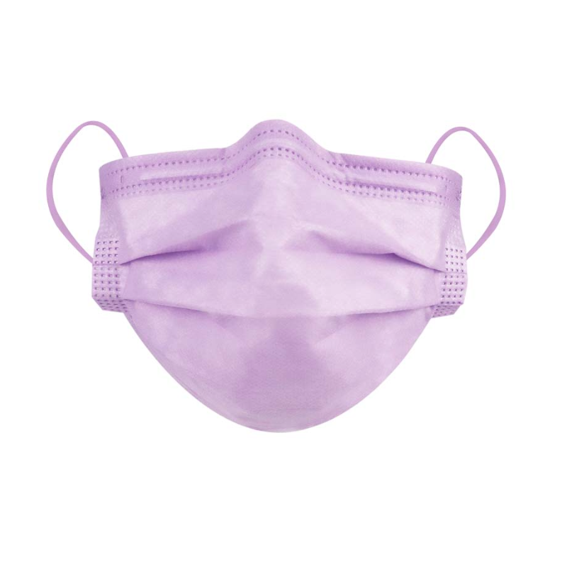 Masti colorate 4 straturi 4 pliuri 50 buc Verde Lime