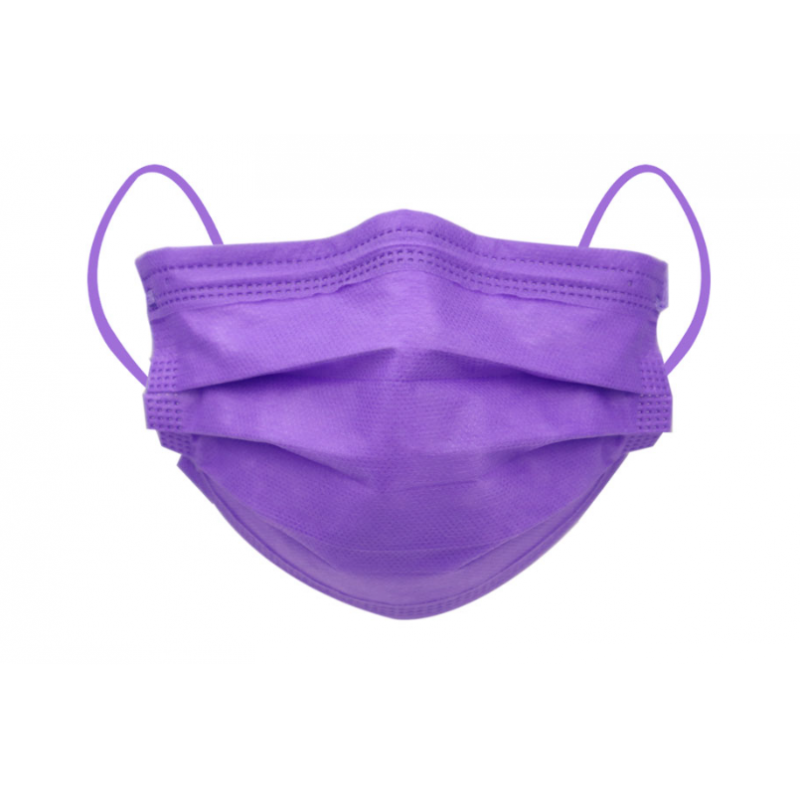 Masti colorate 4 straturi 4 pliuri 50 buc Verde Lime