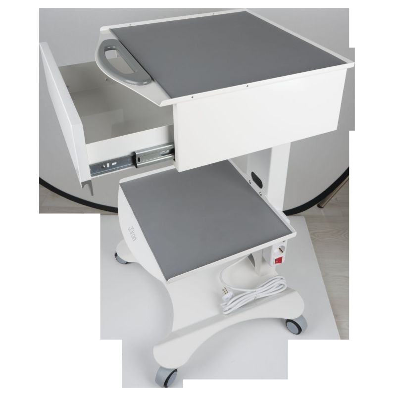 Cart mobil cu 1 sertar si doua polite HCS-01