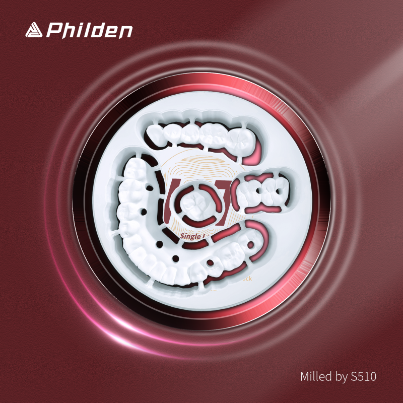 Frezare Cad-Cam uscat FARA AER Philden S510