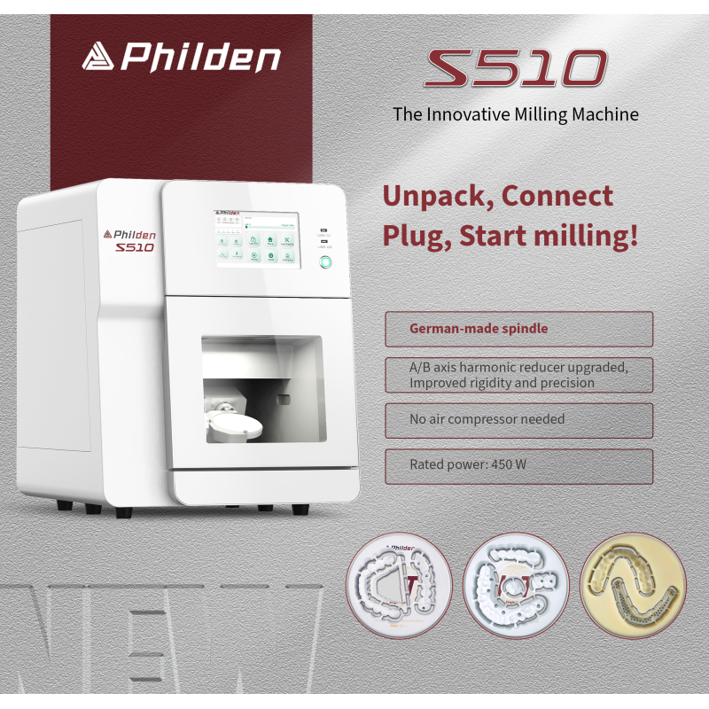 Frezare Cad-Cam uscat FARA AER Philden S510