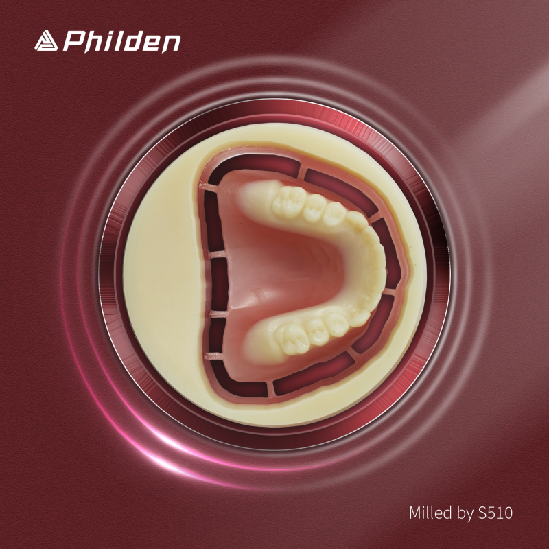 Frezare Cad-Cam uscat FARA AER Philden S510