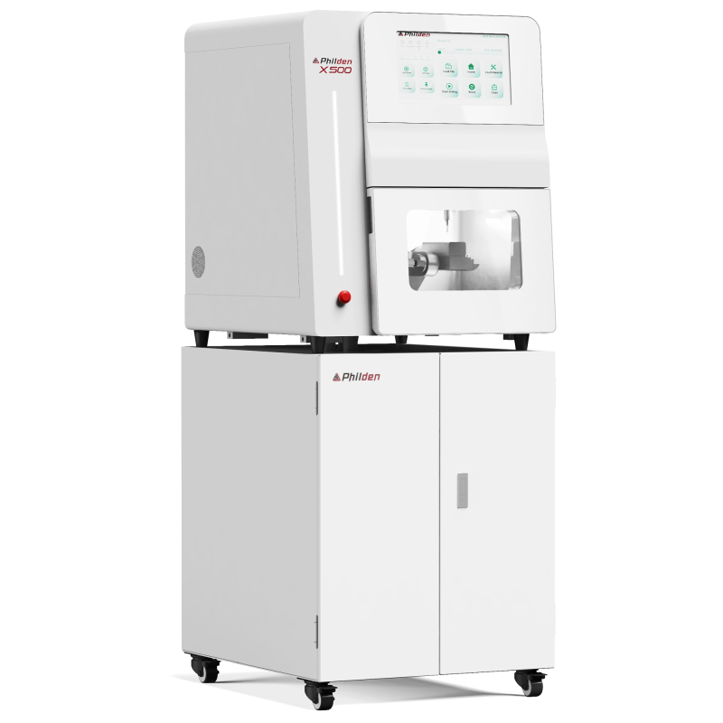 Frezare Cad-Cam hibrida umed/uscat Philden X500