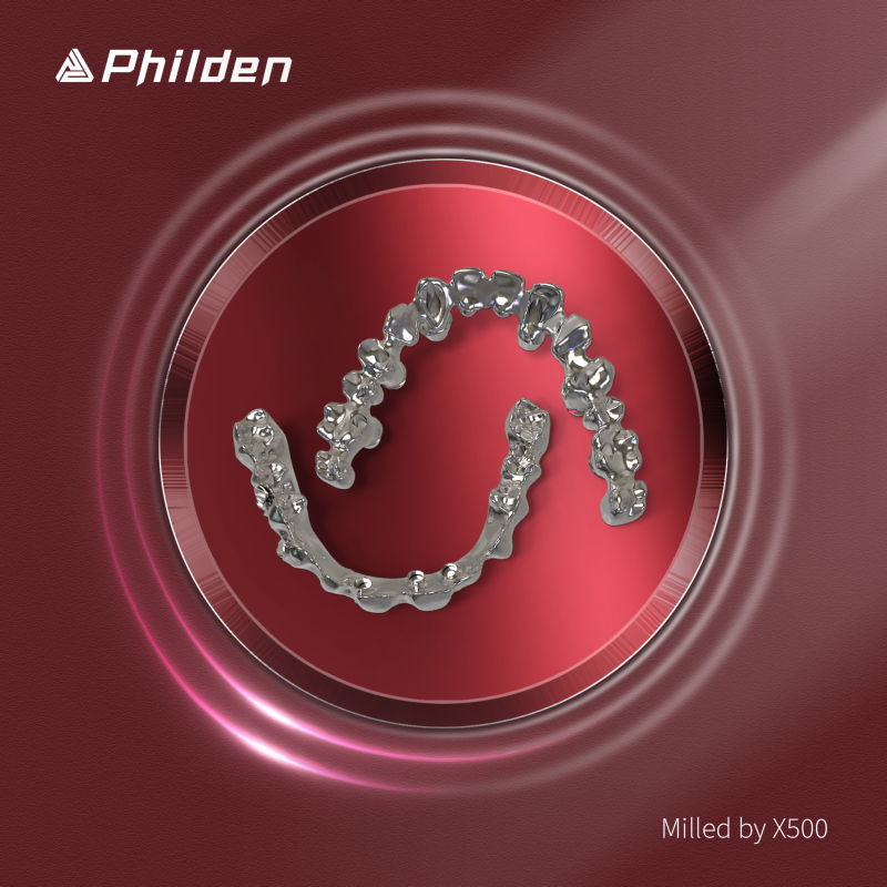 Frezare Cad-Cam hibrida umed/uscat Philden X500