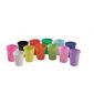 Set pahare colorate Euronda 100 buc