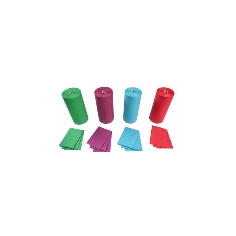 Bavete colorate rola 80 bucati/set