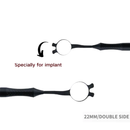 Oglinda dentara cu maner Shining Black