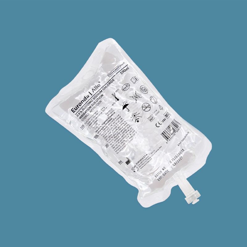 Ser fiziologic (clorura de sodiu 0,9%) Euronda 500ml