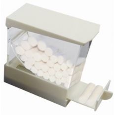 Dispenser pentru rulouri de vata