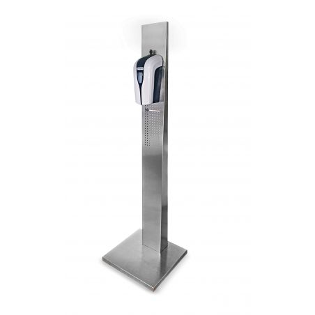 PACHET Stand aluminiu cu dispenser automat pentru dezinfectant gel + 3 x Desderman 1 litru