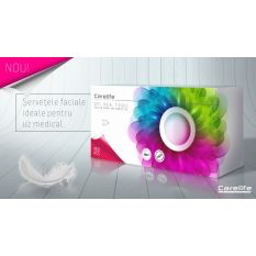 PACHET Tavite unica folosinta 100buc/set + 3 x Servetele faciale Carelife