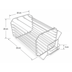 Suport tavita aluminiu instrumentar autoclav SEA-23L Runyes