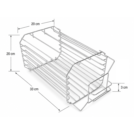 Suport tavita aluminiu instrumentar autoclav SEA-23L Runyes