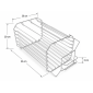 Suport tavita aluminiu instrumentar autoclav SEA-23L Runyes