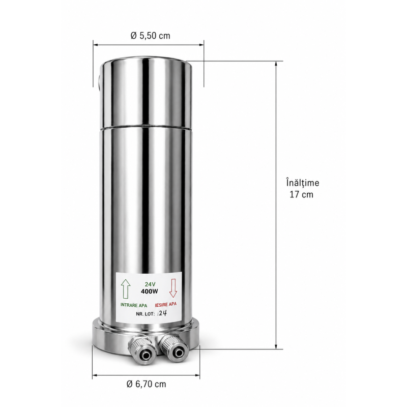 Boiler pentru unit dentar 24V 400W